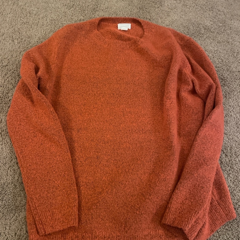 Caslon Women's Rust Crewneck Sweater
